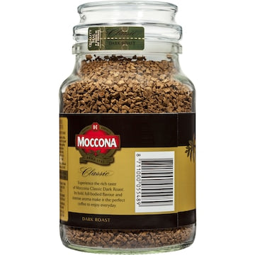 Moccona Freeze Dried Instant Coffee Classic Dark Roast 200g
