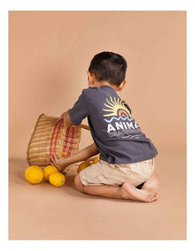 Ocean Rise Tee in Charcoal