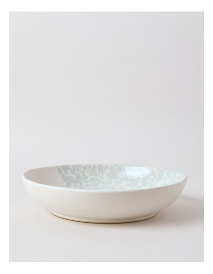 Hinterland Serving Bowl in White/Blue