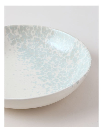 Hinterland Serving Bowl in White/Blue