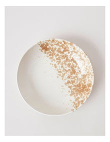 Hinterland Serving Bowl in White/Earth