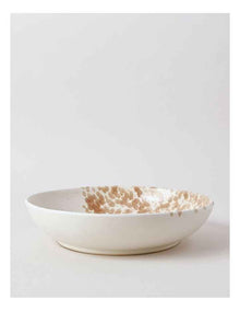 Hinterland Serving Bowl in White/Earth