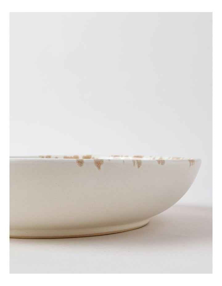 Hinterland Serving Bowl in White/Earth