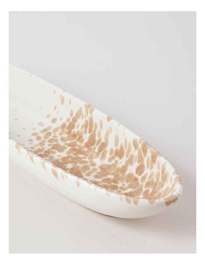 Hinterland Oval Bowl in White/Earth
