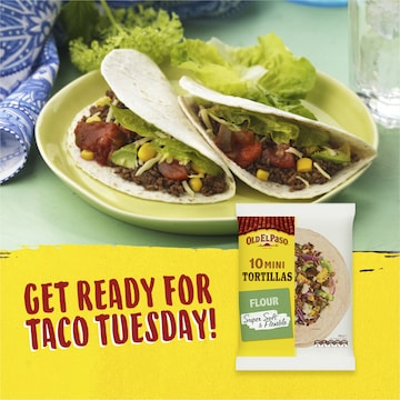 Old El Paso Mini Taco Tortilla Wraps 10 pack
