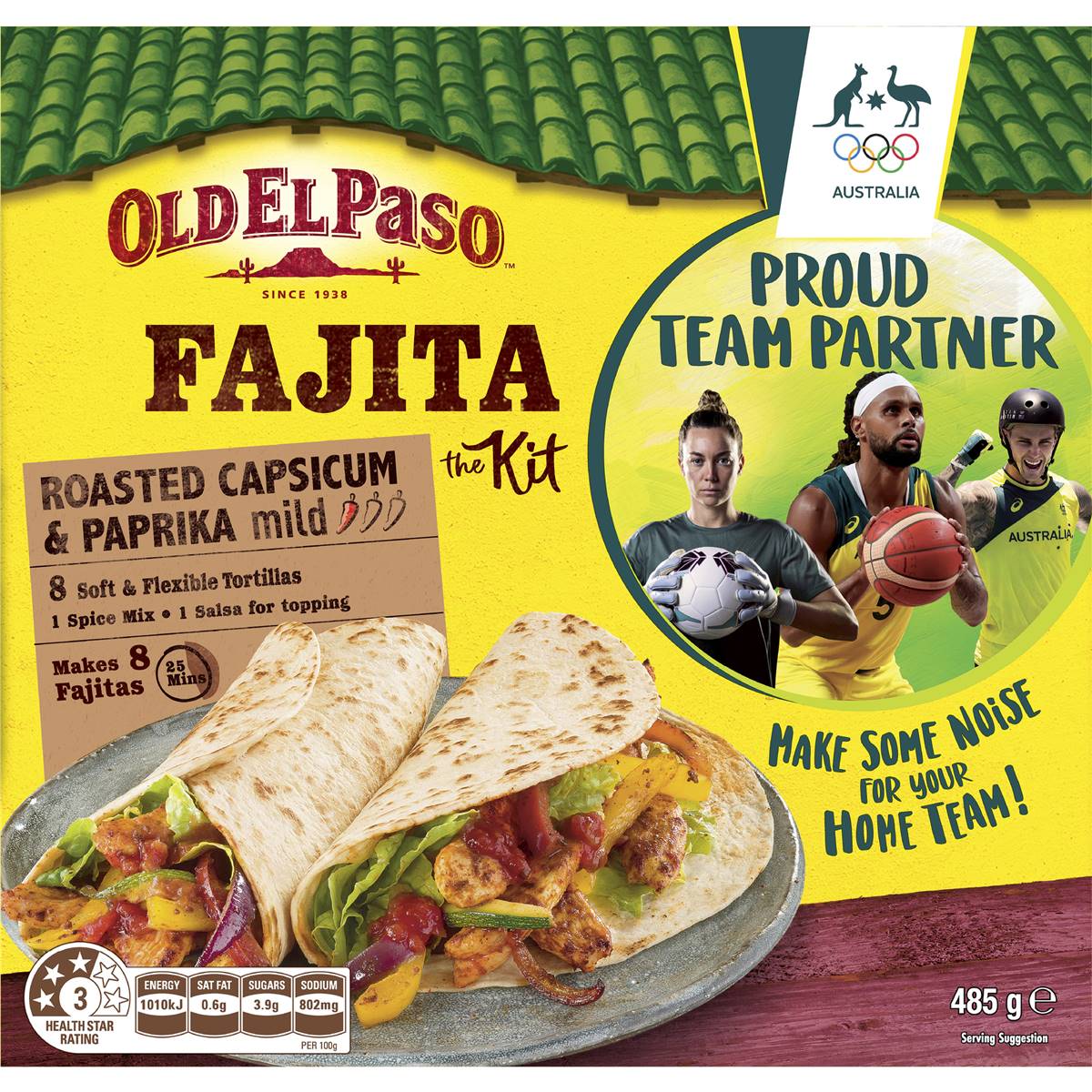 Old El Paso Fajita Dinner Kit Mexican Style 485g
