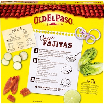 Old El Paso Fajita Dinner Kit Mexican Style 485g