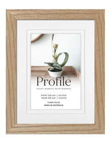 Australian Made Timber Photo Frame 6x8"/4x6" in Natural Oak