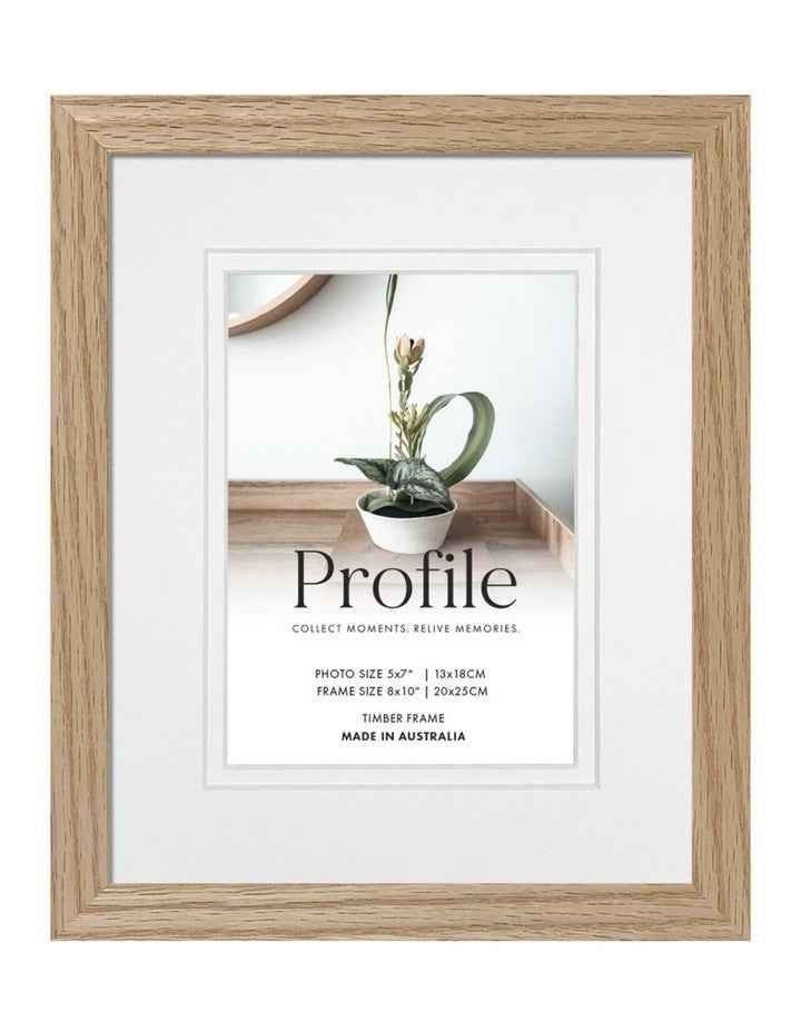 Australian Made Timber Photo Frame 8x10"/5x7" in Natural Oak