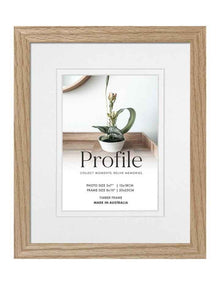 Australian Made Timber Photo Frame 8x10"/5x7" in Natural Oak
