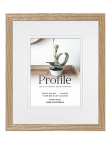 Australian Made Timber Photo Frame 10x12"/6x8" in Natural Oak