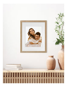 Australian Made Timber Photo Frame 11x14"/8x10" in Natural Oak