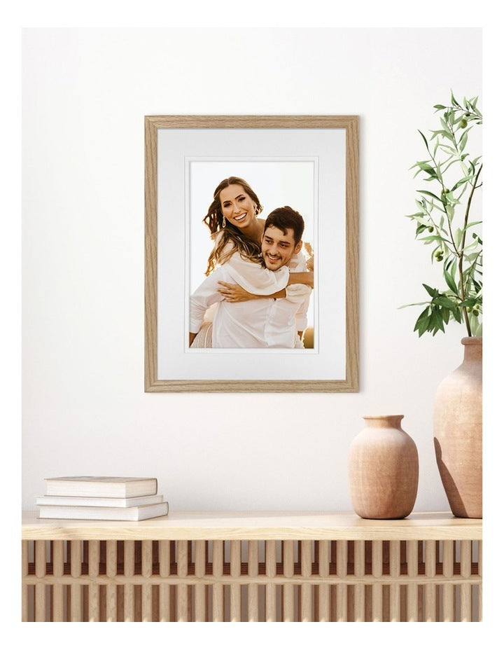 Australian Made Timber Photo Frame 12x16"/8x12" in Natural Oak