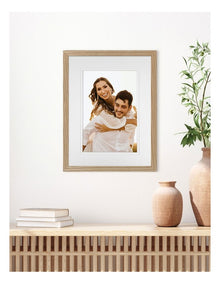 Australian Made Timber Photo Frame 12x16"/8x12" in Natural Oak