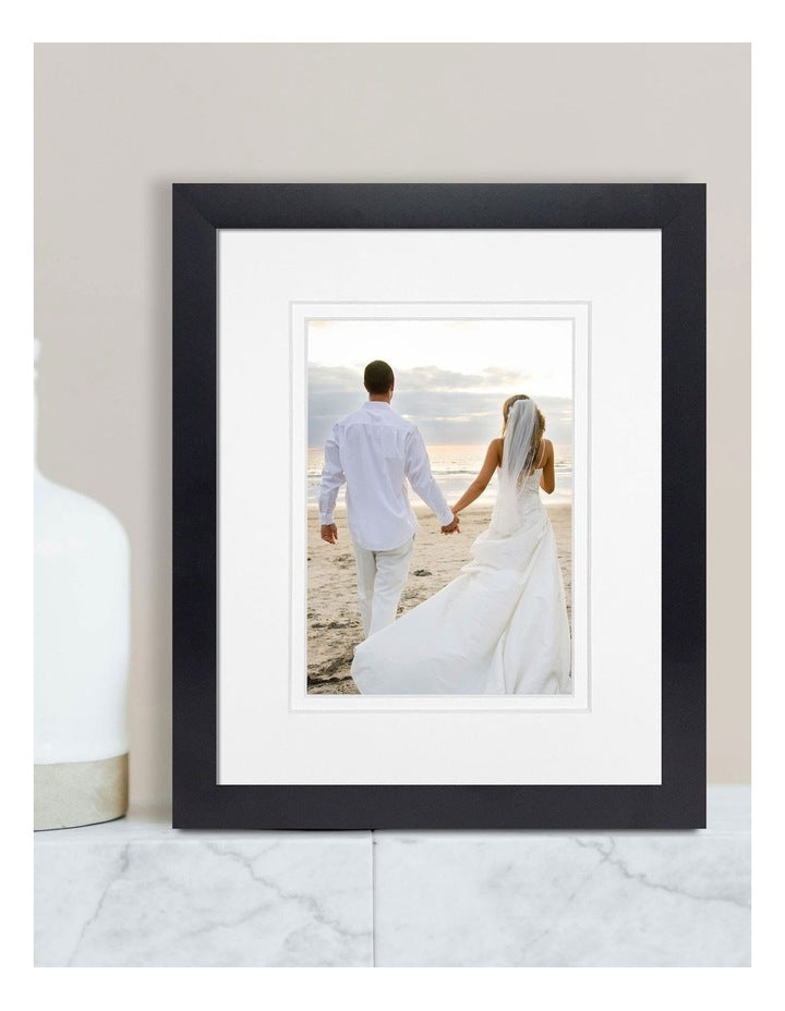 Australian Made Timber Photo Frame 8x10"/5x7" in Black