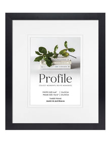 Australian Made Timber Photo Frame 10x12"/6x8" in Black