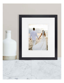 Australian Made Timber Photo Frame 10x12"/6x8" in Black