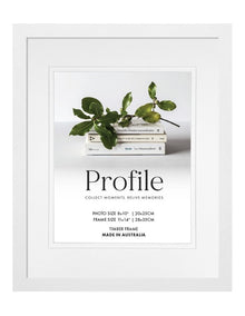 Australian Made Timber Photo Frame 11x14"/8x10" in White