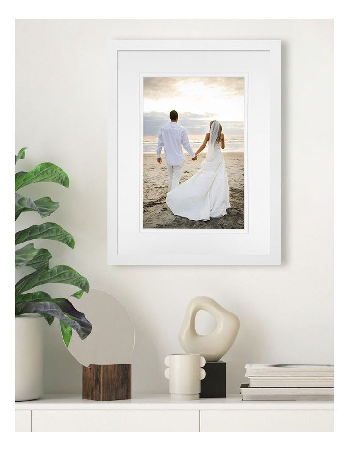 Australian Made Timber Photo Frame 12x16"/8x12" in White