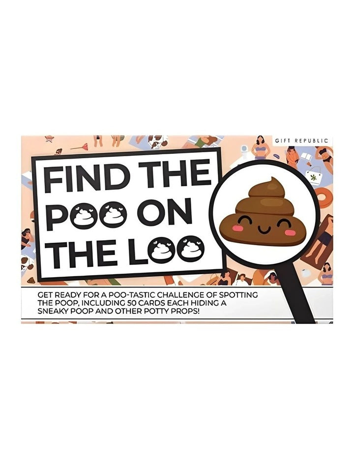 Find The Poo On The Loo 100 Cards Pack