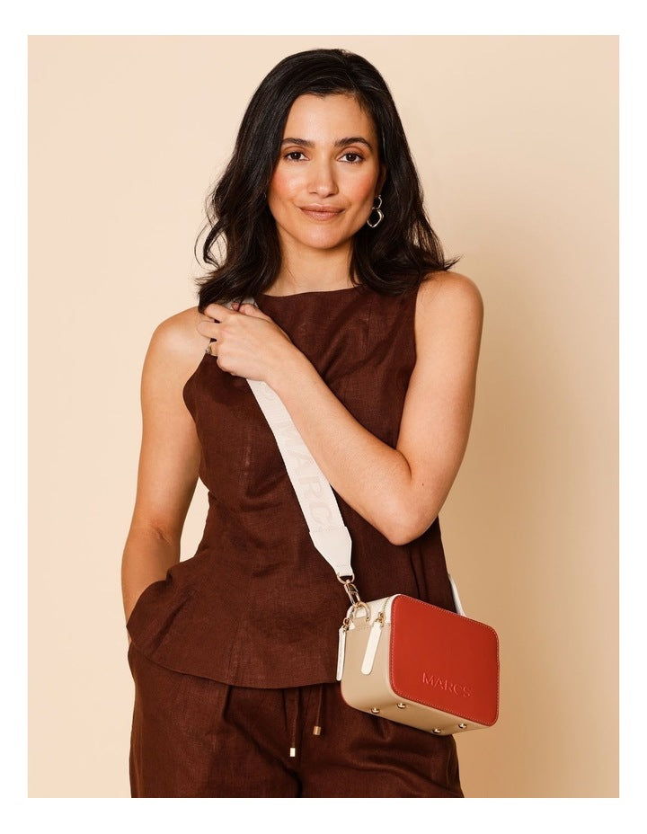 Budapest Crossbody Bag in Clay Combo