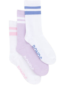 Rib Crew Socks 3 Pack In Multi