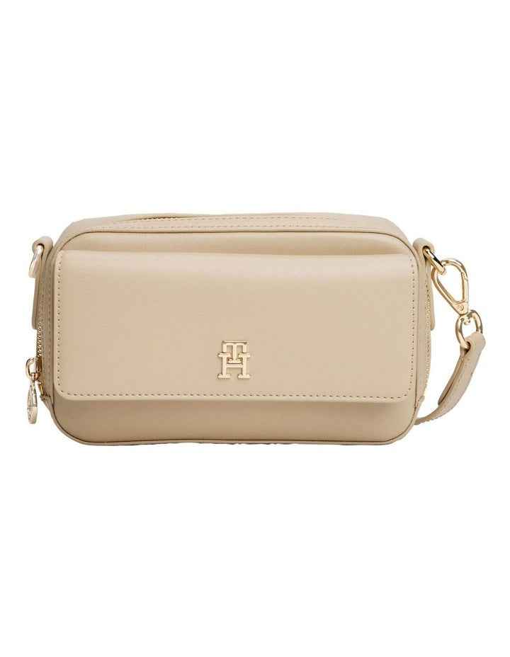 Icon Camera Crossbody Bag in Beige