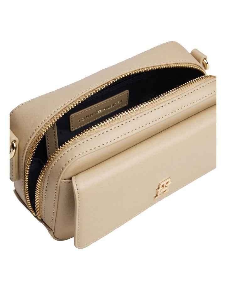 Icon Camera Crossbody Bag in Beige