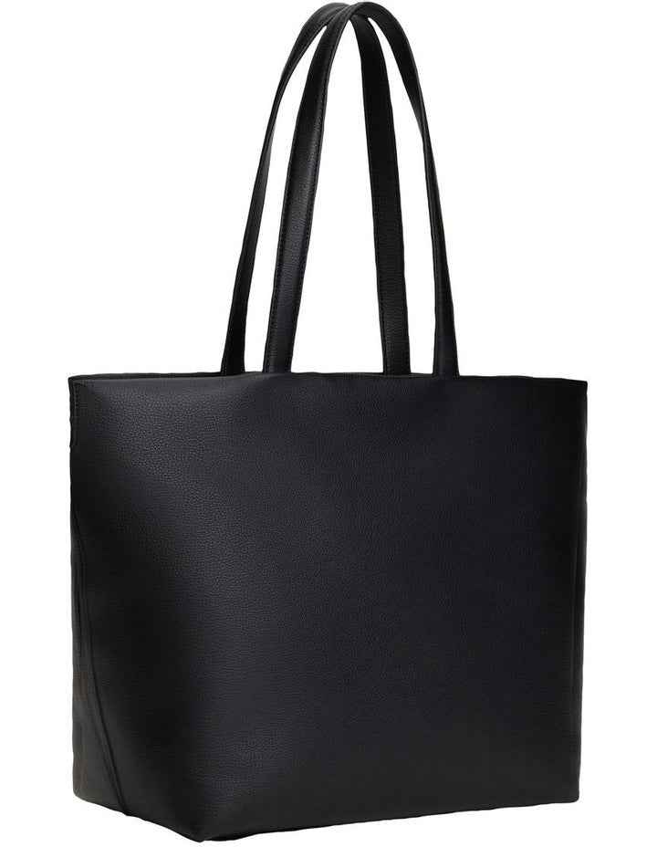 Logo Tape Tote Bag in Black