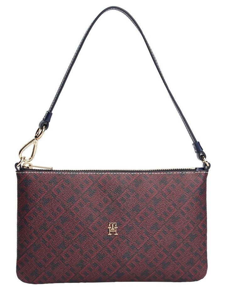 Icon Shoulder Pouch Bag in Blue