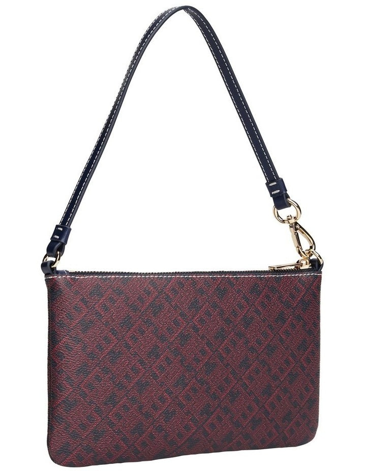 Icon Shoulder Pouch Bag in Blue