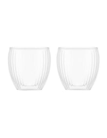 Pavina Double Wall with Ribs SO2 200ml in Clear