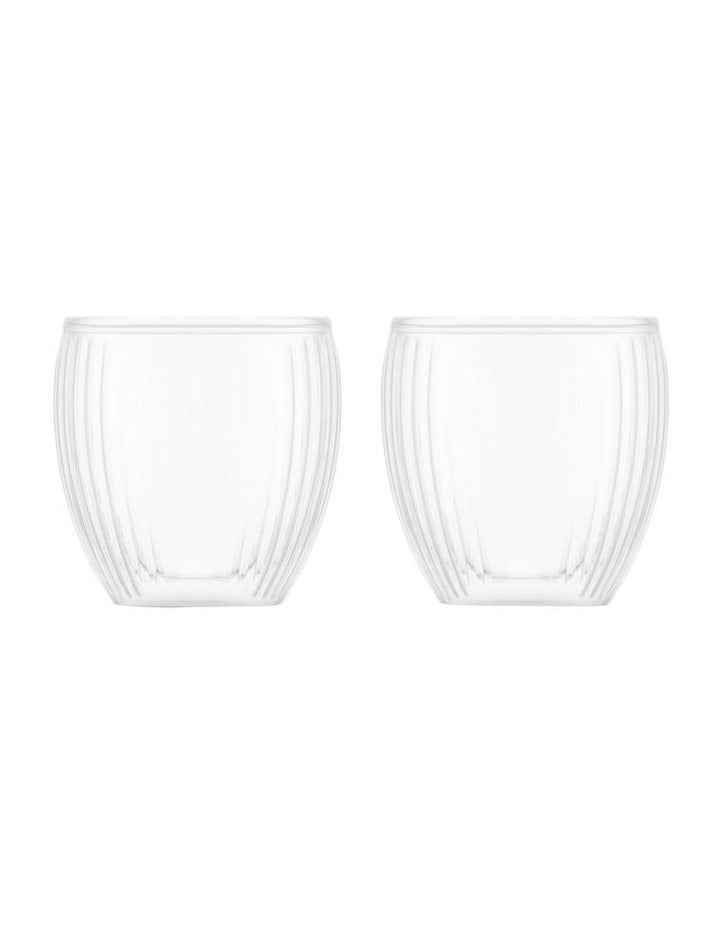 Pavina Double Wall with Ribs SO2 200ml in Clear