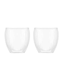 Pavina Double Wall with Ribs SO2 200ml in Clear