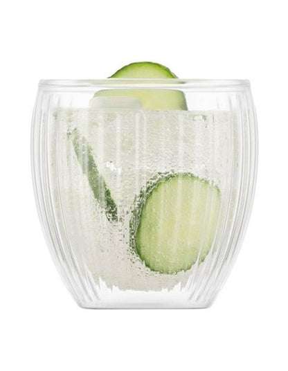 Pavina Double Wall with Ribs SO2 200ml in Clear