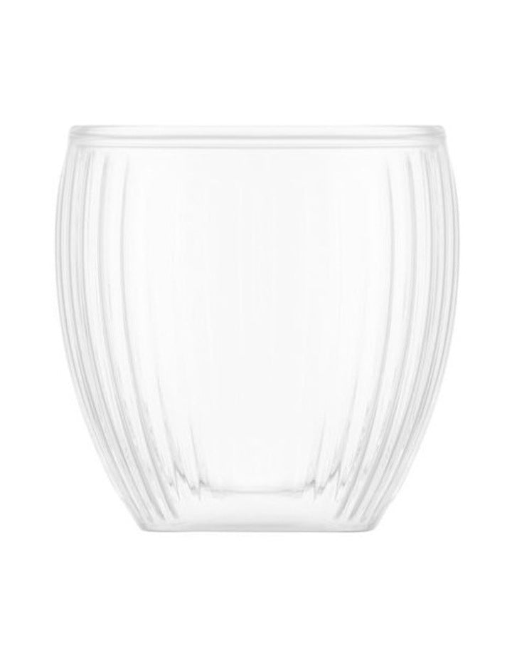 Pavina Double Wall with Ribs SO2 200ml in Clear