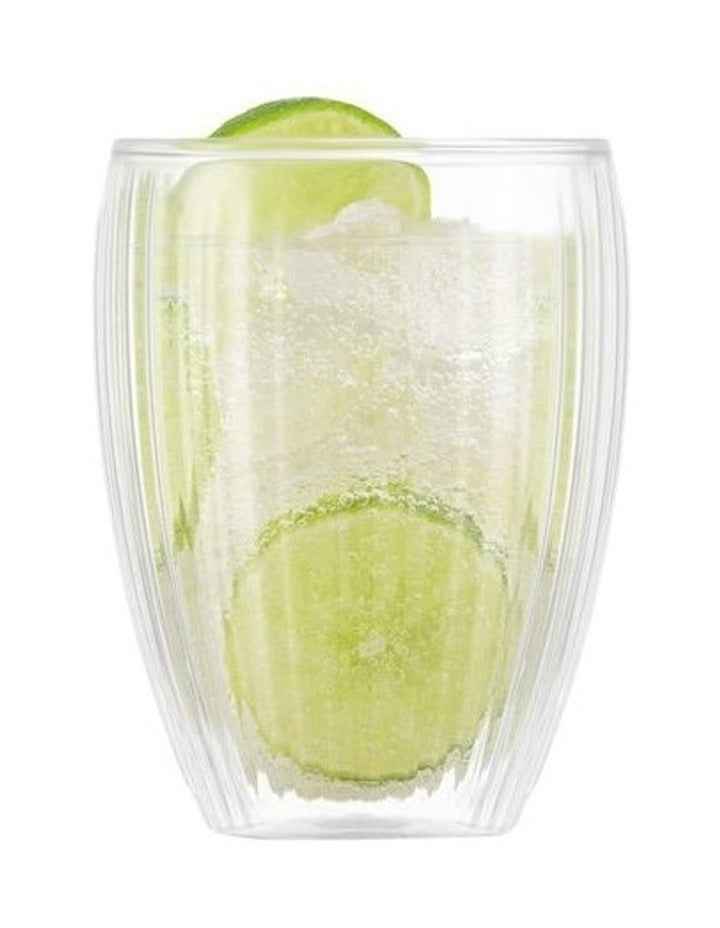 Pavina Double Wall with Ribs 320ml in Clear