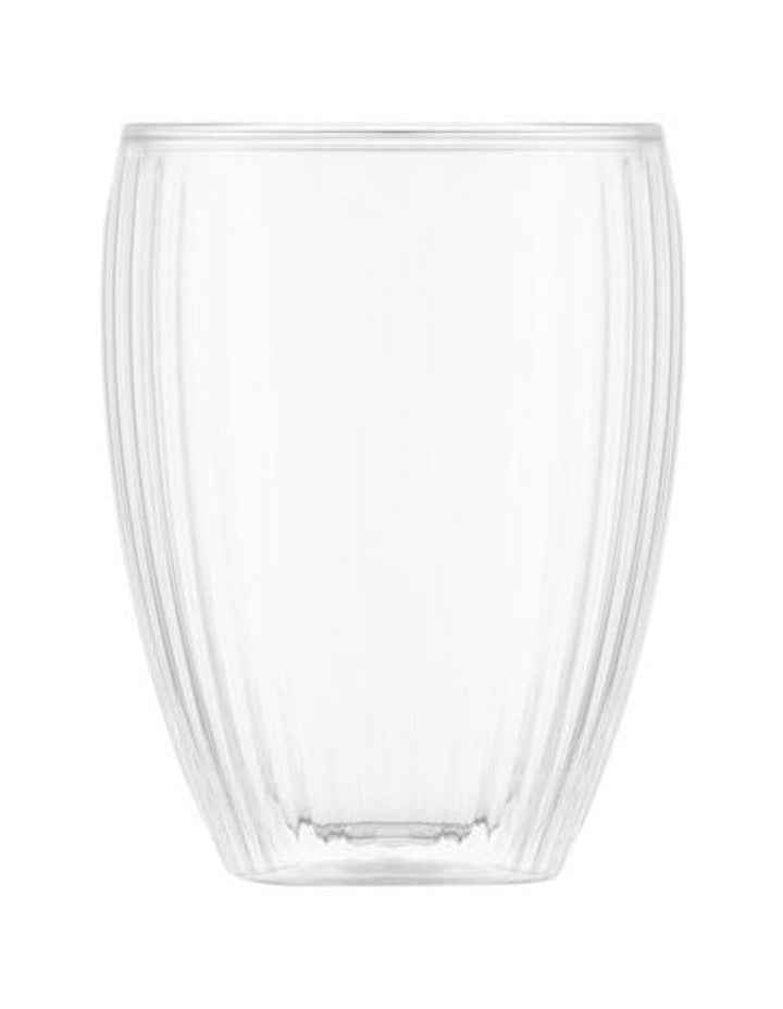 Pavina Double Wall with Ribs 320ml in Clear