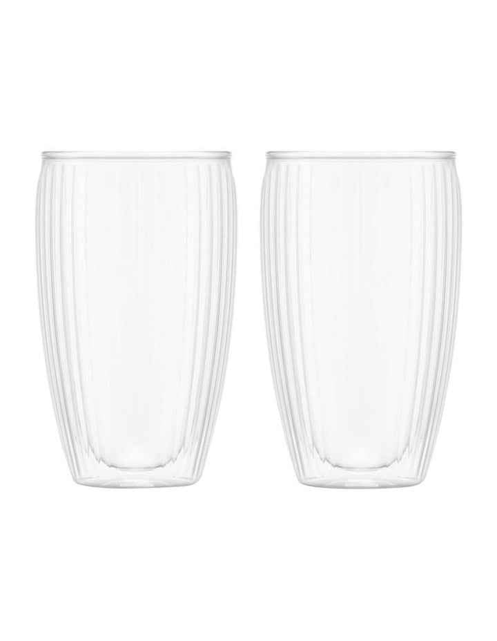 Pavina Double Wall with Ribs 450ml in Clear