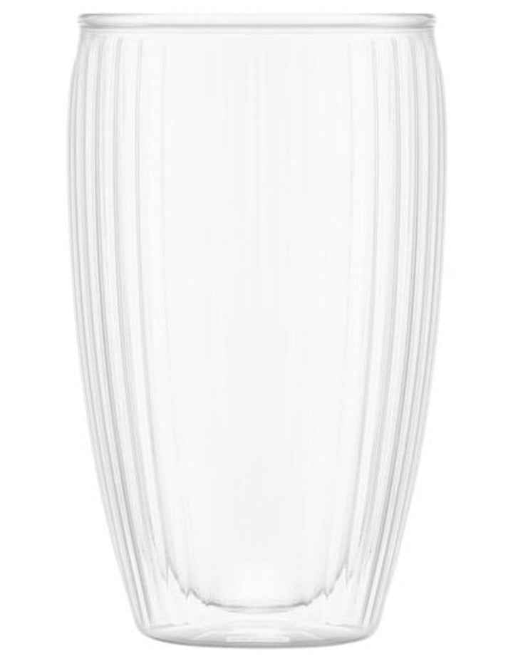 Pavina Double Wall with Ribs 450ml in Clear