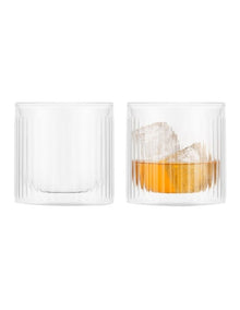 Douro Bar DW Whiskey 300ml Set of 2 in Clear