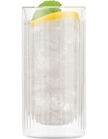 Douro Bar Double Wall Gin and Tonic 300ml Set of 2 in Clear