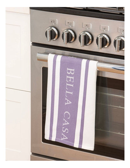 Bella Casa Kitchen Towel 2 Pack in Lilac