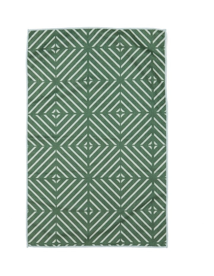 Benton Kitchen Towel Green 4 Pack in Green