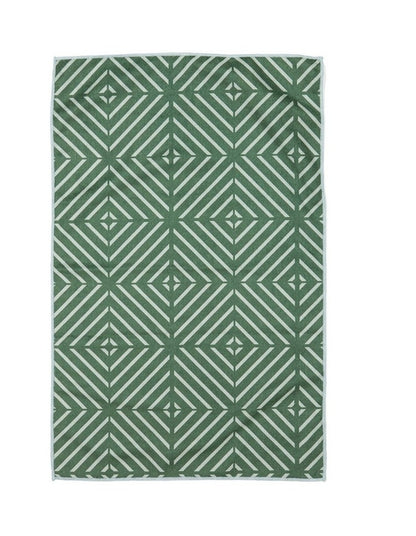 Benton Kitchen Towel Green 4 Pack in Green