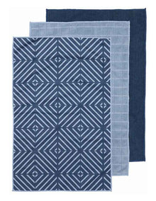 Benton Kitchen Towel 4 Pack in Blue