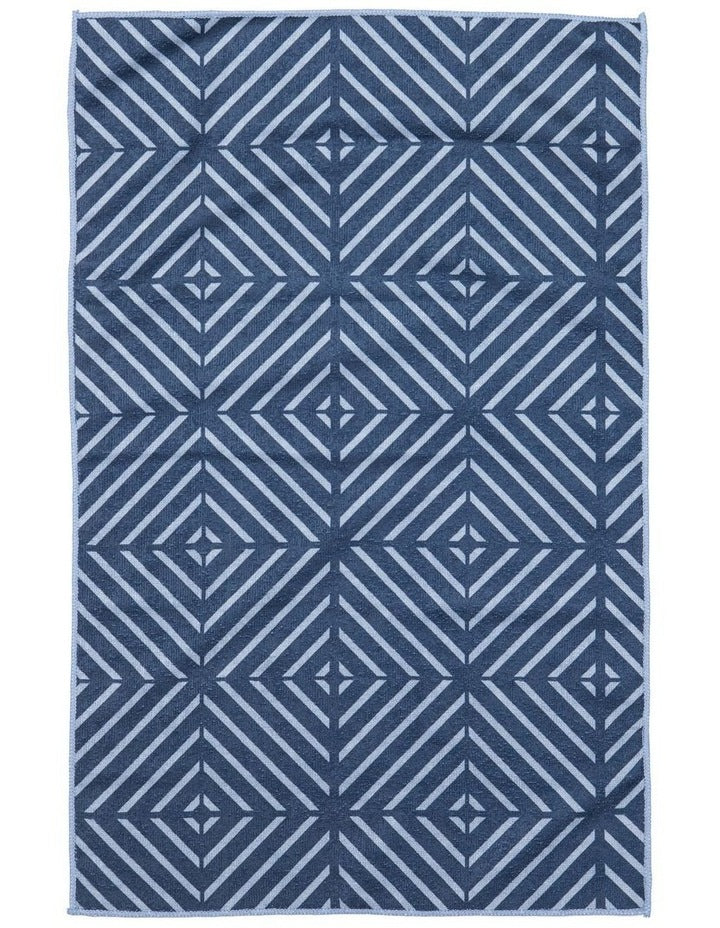 Benton Kitchen Towel 4 Pack in Blue