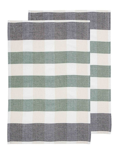 Bailie Terry Kitchen Towel 2 Pack in Charcoal