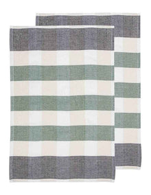 Bailie Terry Kitchen Towel 2 Pack in Charcoal