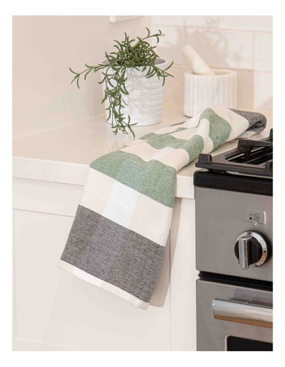 Bailie Terry Kitchen Towel 2 Pack in Charcoal